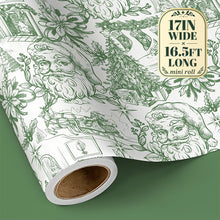 Load image into Gallery viewer, RUSPEPA Christmas Wrapping Paper – 17" x 16.4 Ft Mini Rolls