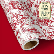 Load image into Gallery viewer, RUSPEPA Christmas Wrapping Paper – 17" x 16.4 Ft Mini Rolls