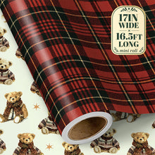 Load image into Gallery viewer, RUSPEPA Christmas Wrapping Paper – 17" x 16.4 Ft Mini Rolls