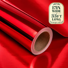 Load image into Gallery viewer, RUSPEPA Christmas Wrapping Paper – 17" x 16.4 Ft Mini Rolls