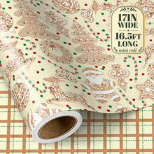 Load image into Gallery viewer, RUSPEPA Christmas Wrapping Paper – 17" x 16.4 Ft Mini Rolls