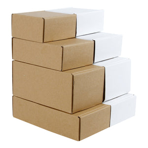 RUSPEPA-Recycle-Corrugated-Cardboard-Mailer-Box- 4"- 4"- 2"-50-PCS-Brown-5