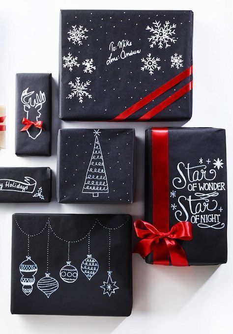 Black Wrapping Paper Christmas Wrapping Paper Christmas Crafting