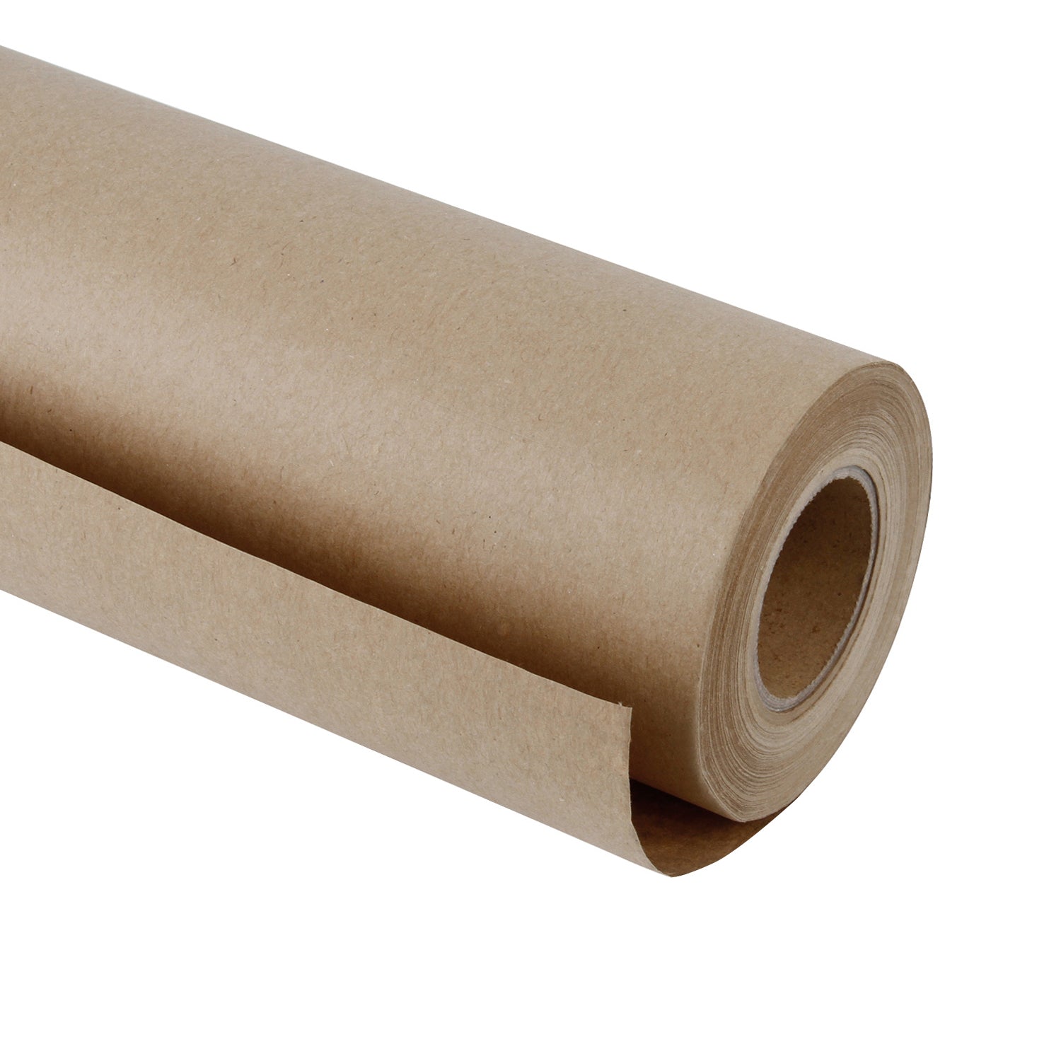 Zezazu Brown Kraft Paper Roll 45 Cm X 30,5 M 100 G, Ideal for